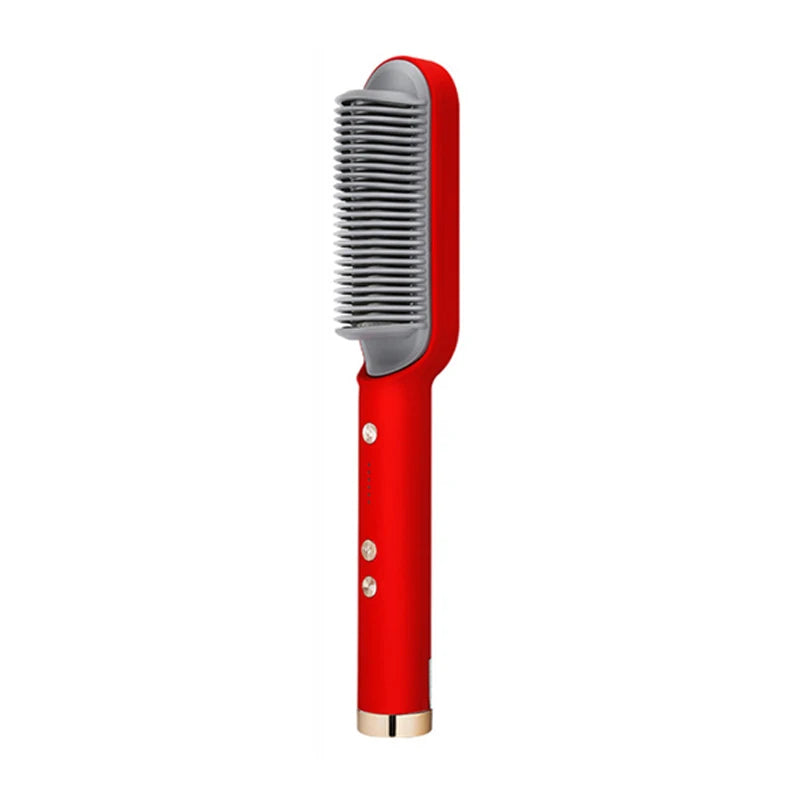 Professional Hair Comb Brush Beard Straightener Hair Straightener With Anti-Scald Feature Beard Straightener Comb