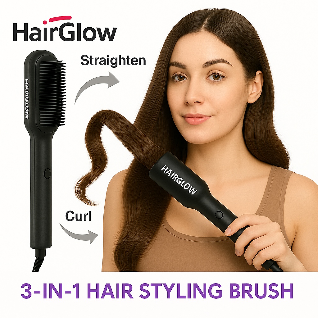Professional Hair Comb Brush Beard Straightener Hair Straightener With Anti-Scald Feature Beard Straightener Comb